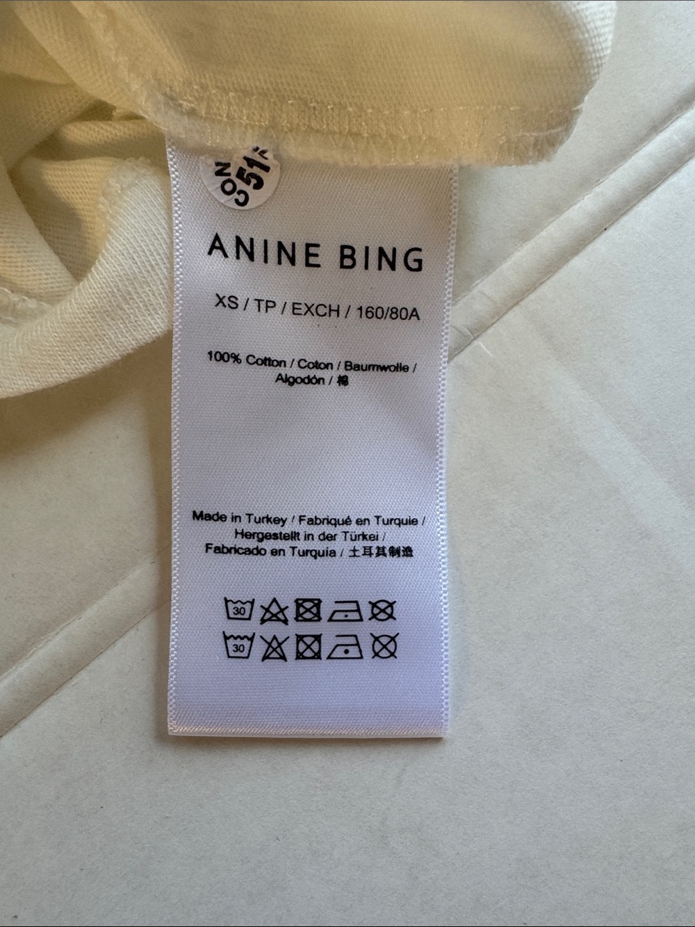 Anine Bing White 'Spirit of LA' Graphic Short Sleeve Tee - Picture 5 of 14